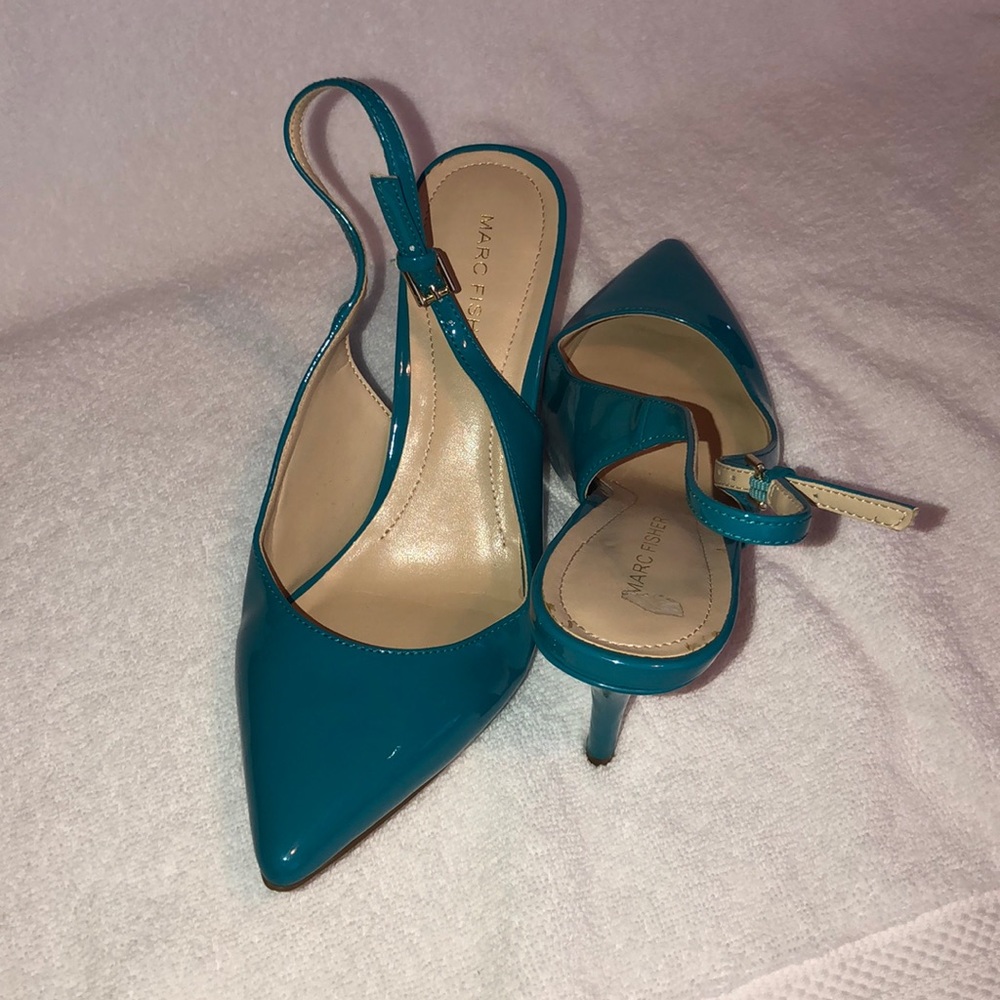 NEVER WORN patent leather pumps!